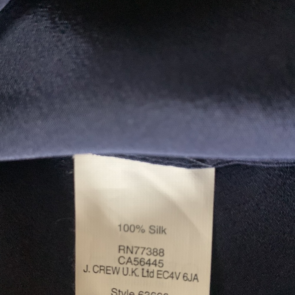 J Crew Silk Button Down - image 4